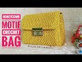 Crochet || crochet bag honeycomb || English subtitles