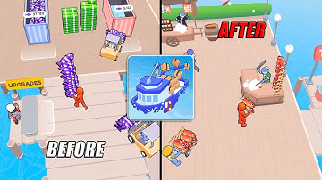 Seaport Master - Gameplay Walkthrough Part 1 (IOS,Android) | Stick Crazee