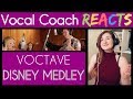 Vocal Coach Reacts to Voctave Disney Love Medley (feat. Kirstin Maldonado & Jeremy Michael Lewis)