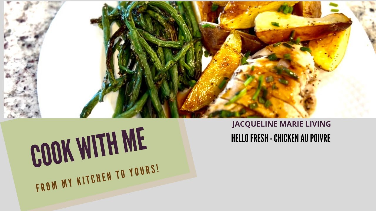 COOK WITH ME | CHICKEN AU POIVRE | JACQUELINE MARIE LIVING.