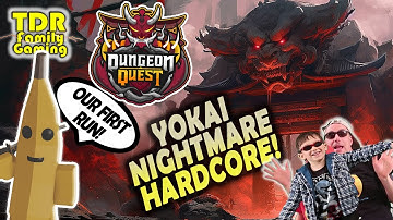 OUR FIRST NIGHTMARE HARDCORE RAID in Yokai Peak - Dungeon Quest Roblox