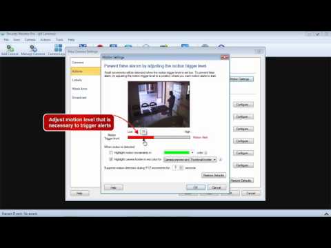 Motion Detection with Security Monitor Pro