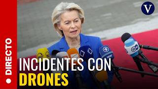 DIRECTO: Von der Leyen, viaja a Lituania para tratar los incidentes con drones