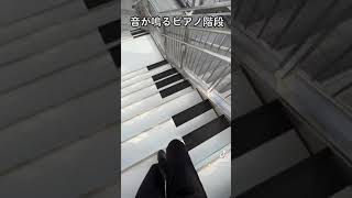 本当に音が鳴る！ピアノ階段 #ピアノ #piano