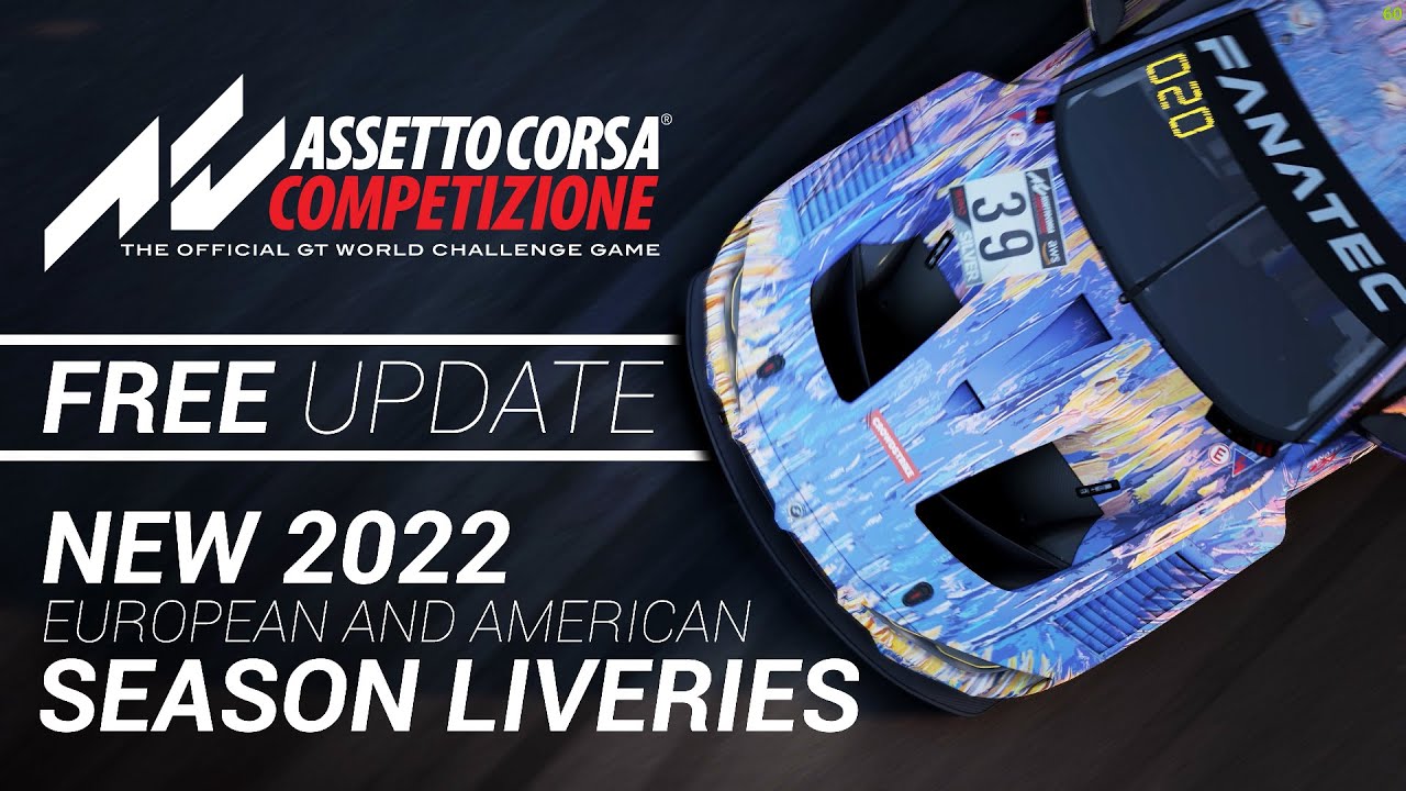 Assetto Corsa Competizione Official Us And Europe Liveries