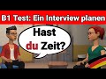 Mündliche Prüfung Deutsch B1 | Gemeinsam etwas planen/Dialog |sprechen Teil 3: Interview