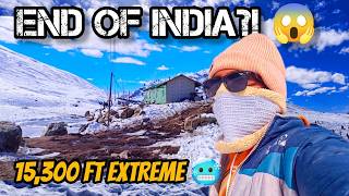 I Reached India’s Last Road 😳 Zero Point Sikkim 15,300 ft🥶❄️ | Chennai to China border 😱