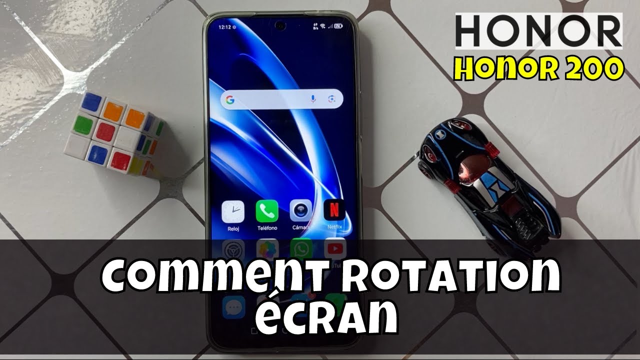 Comment rotation écran Honor 200 - YouTube