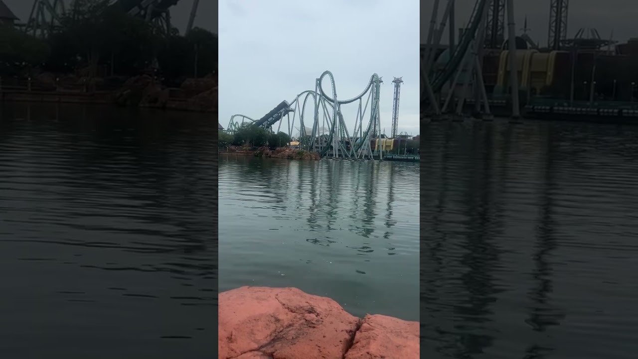 The Incredible Hulk coaster at Universal’s Islands of Adventure 