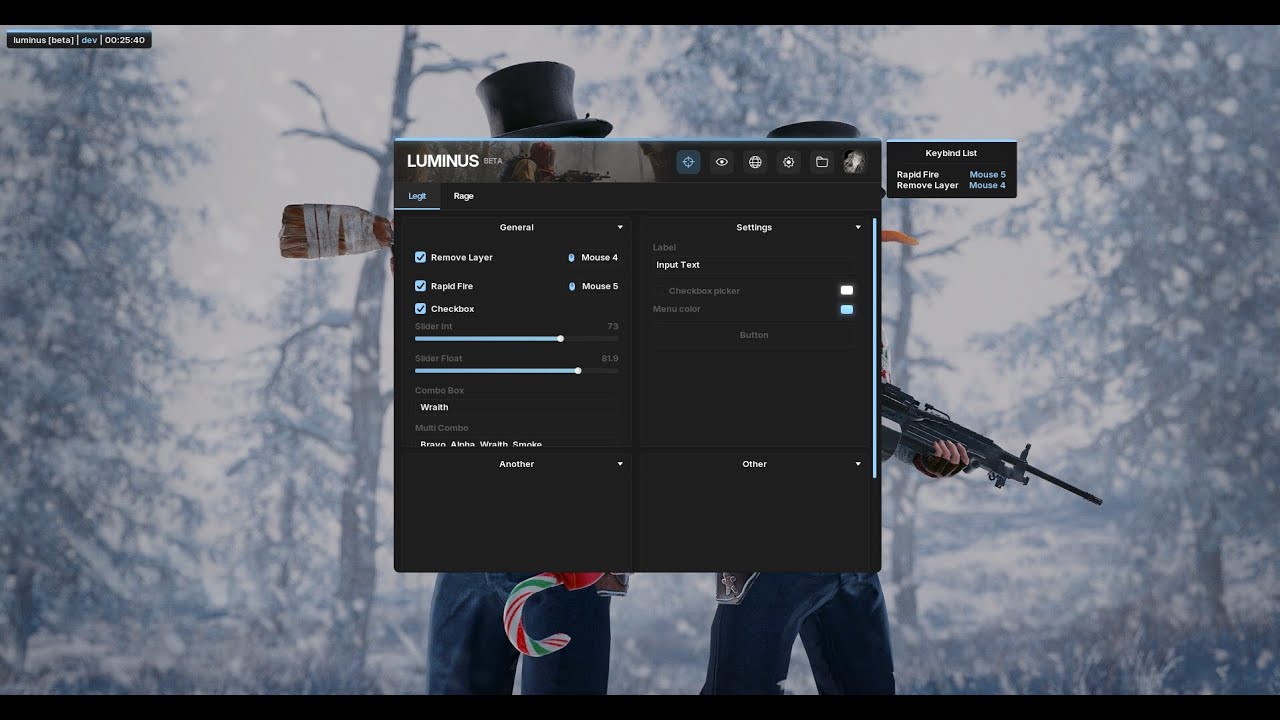 C++ ImGui Menu | Luminus [ImGui DX9/11/12] - YouTube