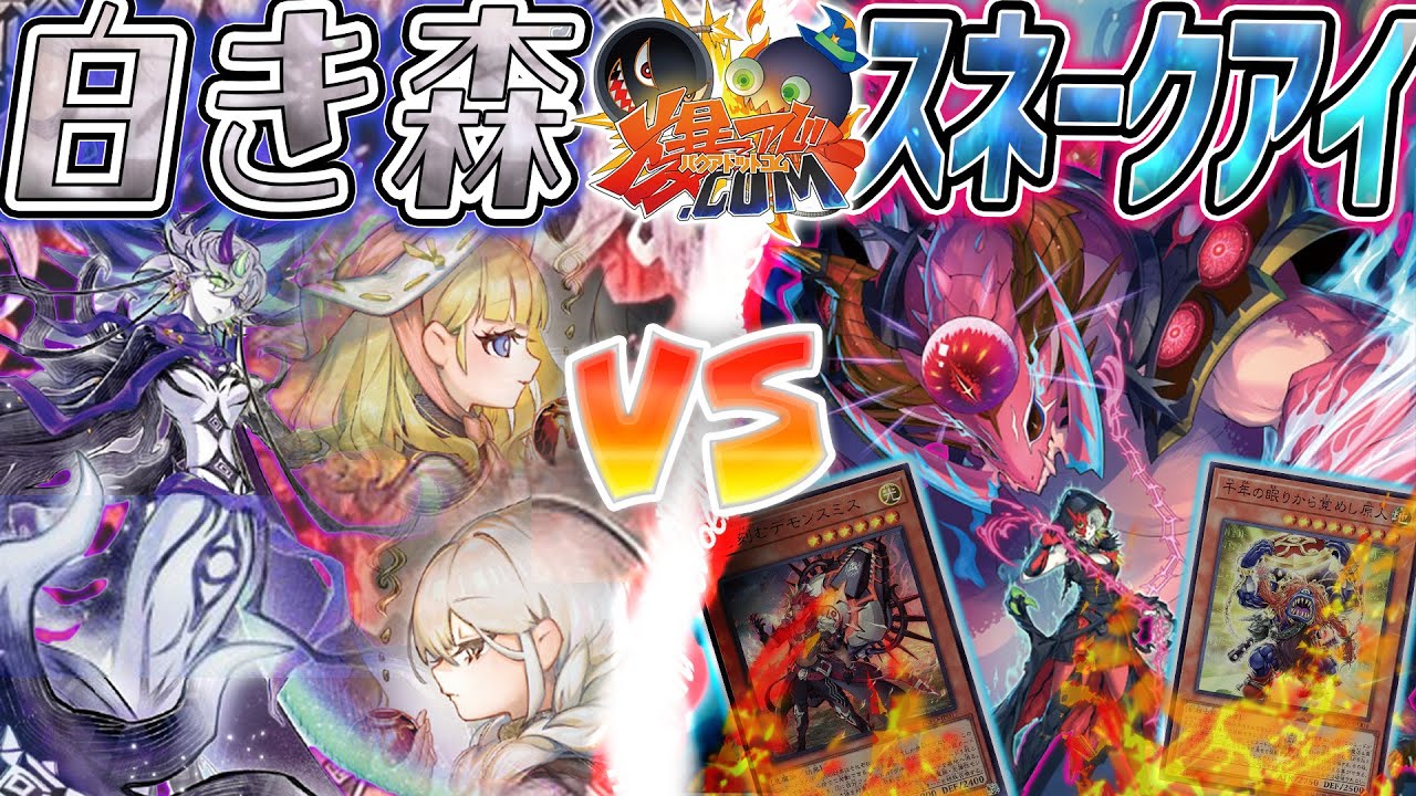 【#遊戯王】森の妖魔にご用心…デュエルは新たなステージへ！！『白き森』vs『スネークアイ』【#爆アド】