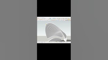 Modeling a Space Frame/Truss Structure in SketchUp | SketchUp Tutorial.#shorts #Spacetruss #SketchUp