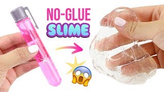 DIY NO GLUE and NO FACE MASK Slime!!! How To Make Slime Using BUBBLE SOLUTION!