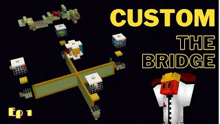 Making Custom The Bridge MiniGame [Redstone and command blocks] | Ep. 1 | 🔴 Live