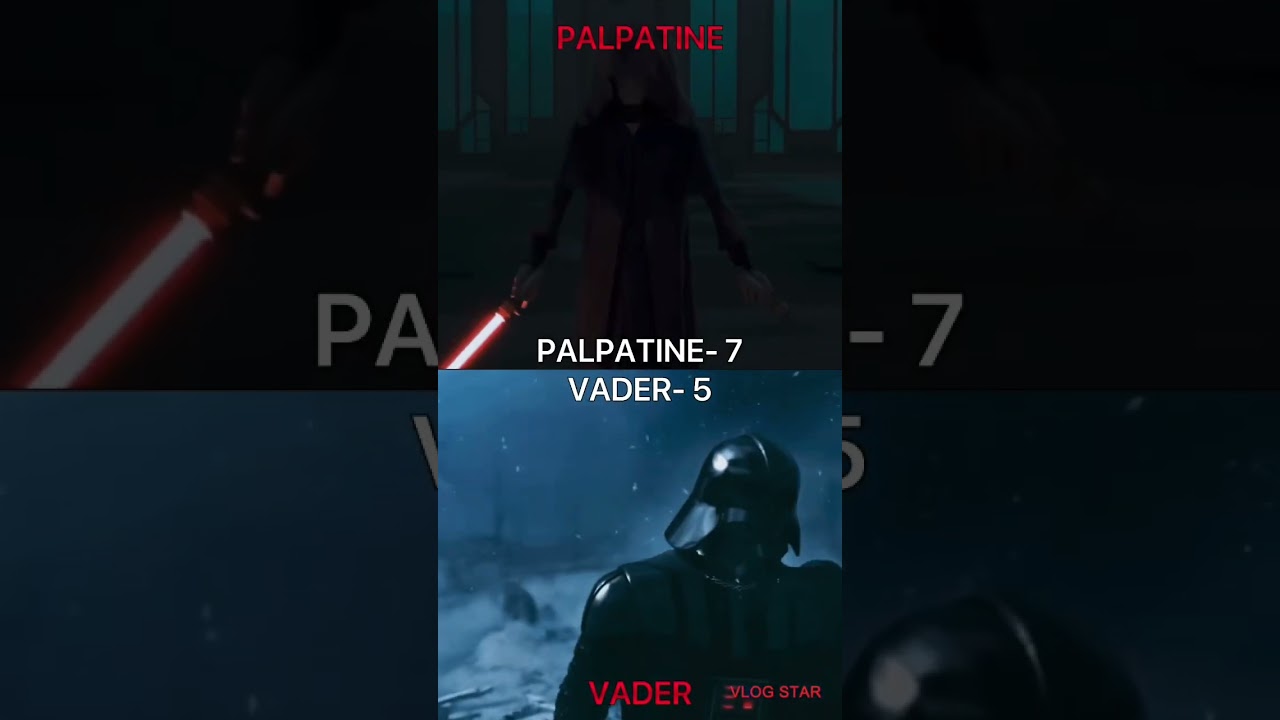 Vader v Palpatine (requested) 