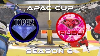 TOPAZ vs RUBY | APAC CUP - Season 6 Week 2 | Hyper Dash VR League