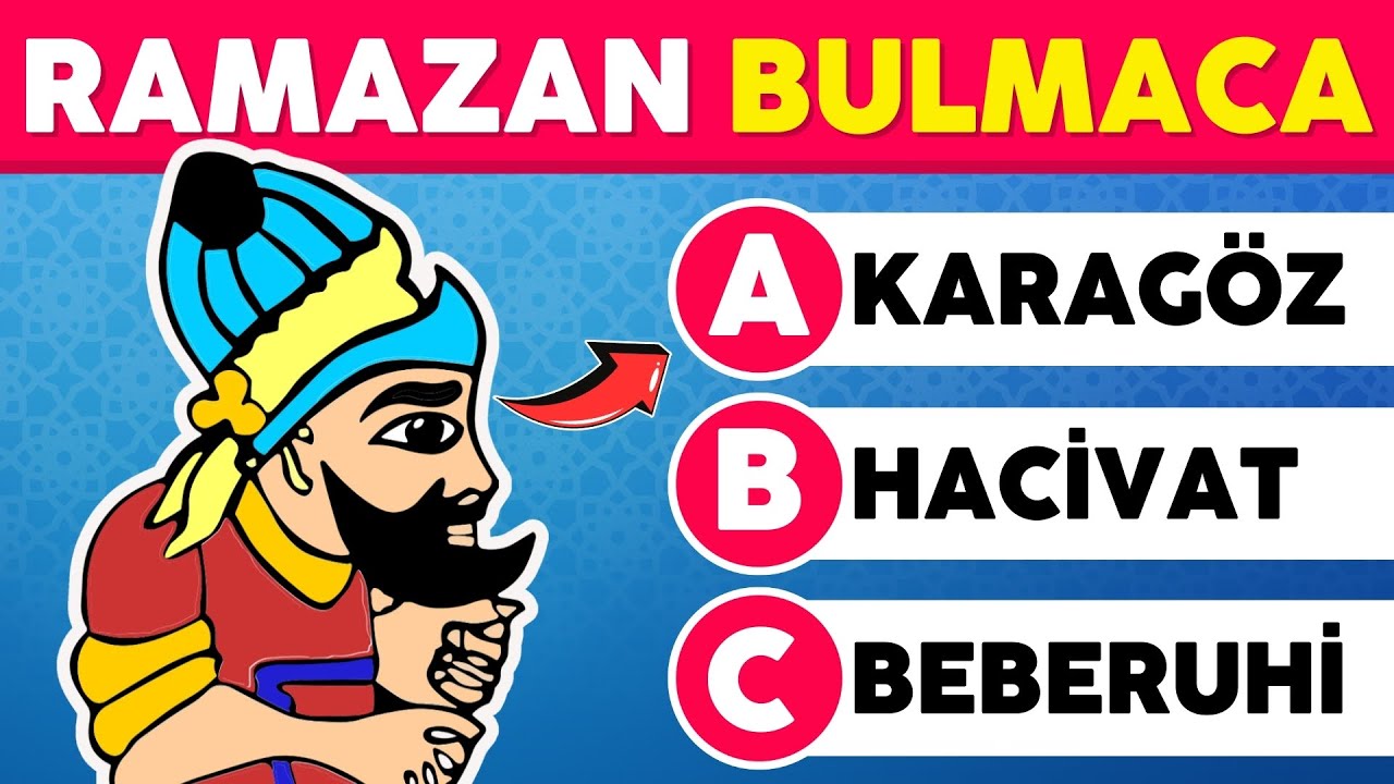 Ramazan Özel Bulmaca 🌙🤔 Ramazan Bilgini Test Et! | Oruç ve Bayram Bulmacası