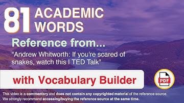 81 Academic Words Ref from "Andrew Whitworth: If you