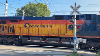 CSX 3284 Manifest /w Cheesie System South | Hillcrest Ave. Railroad Crossing, Crescent Hill, KY