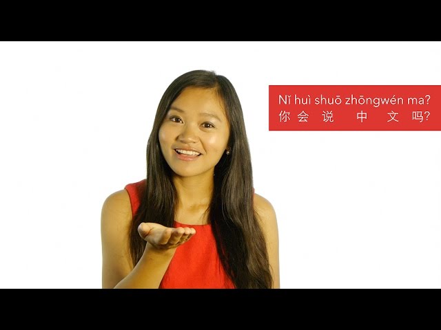 Can You Speak Chinese?