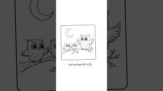 Cute Woodland Scenes Large Print Animal Coloring Designs for Simple Stress Relief and Relaxation