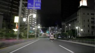 Driving Across Kachidoki Bridge