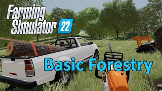 Farming Simulator 22 Tutorial | Basic Forestry (Chainsaw) screenshot 4