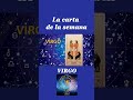 VIRGO: La carta de la semana según el tarot egipcio.