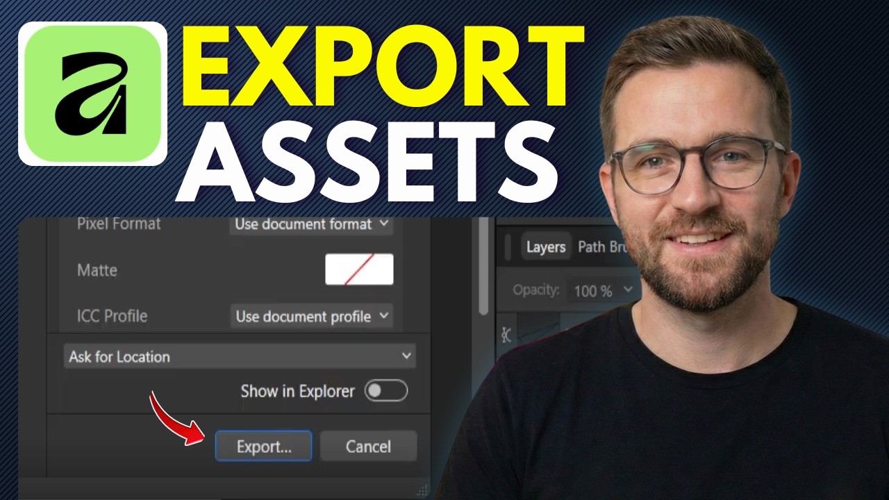 How to Export Assets in Affinity (Step By Step 2026) - YouTube