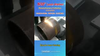 Laser Rust Removal on Large Steel Pipes – Fast & Clean #laser #fiberlaser #lasercleaning