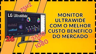 MONITOR LG ULTRAWIDE (26WQ500) - (29WK600 ) APRESENTAÇÃO #lg