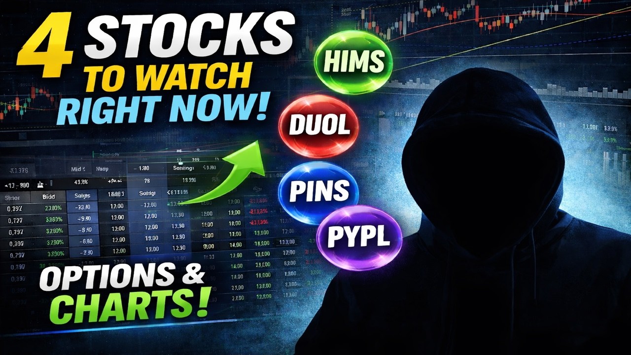 4 Stocks to Watch Right Now! (HIMS, DUOL, PINS, PYPL)