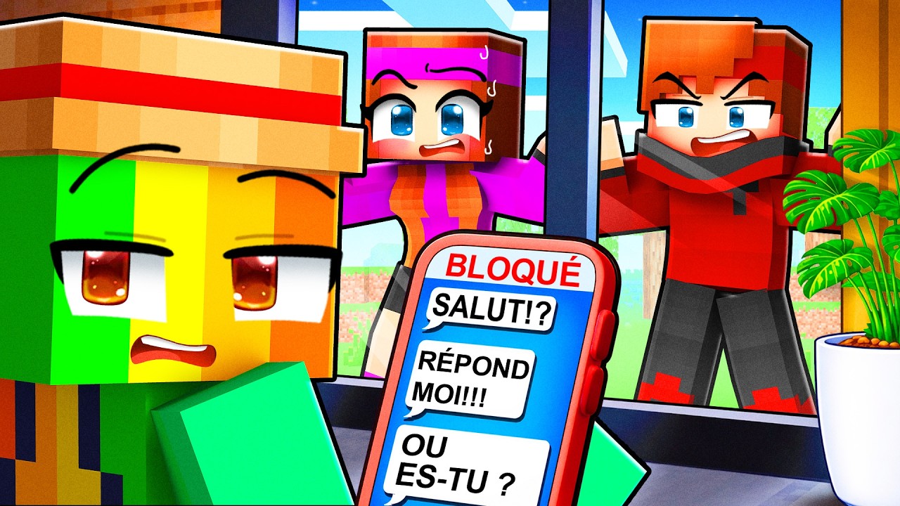j'ai IGNORÉ mes AMIS Pendant 24H sur Minecraft !