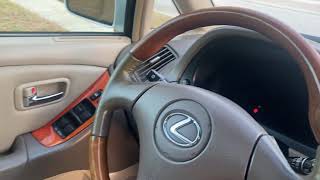 2001 LEXUS RX300 NAVIGATION LEATHER SUNROOF ALLOYS PEARL WHITE 1 FL OWNER PRISTINE