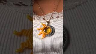 DIY macrame sun and moon pendant necklace full tutorial on @bijoumadame #shorts Net Worth