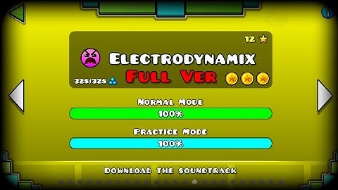 (2025 REMAKE) Electrodynamix Full Version by GDProxified (Me) | Geometry Dash 2.207