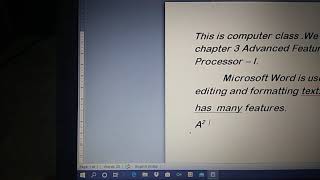 Class 5- Chapter 3(Advanced Features of Word Processor Pages 30,31)