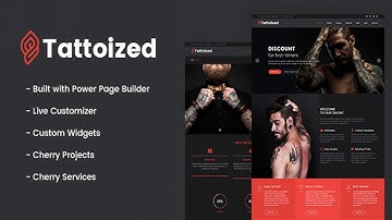 Tattoized - Tattoo Salon WordPress Theme | Themeforest Website Templates and Themes