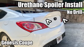 No-Drill Spoiler Install - ‘11 Hyundai Genesis Coupe 2.0T