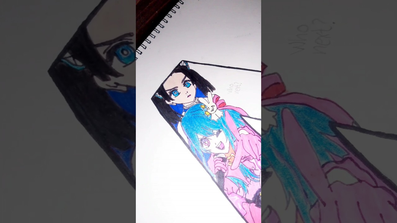 drawing Letter "A" (Aoi) 