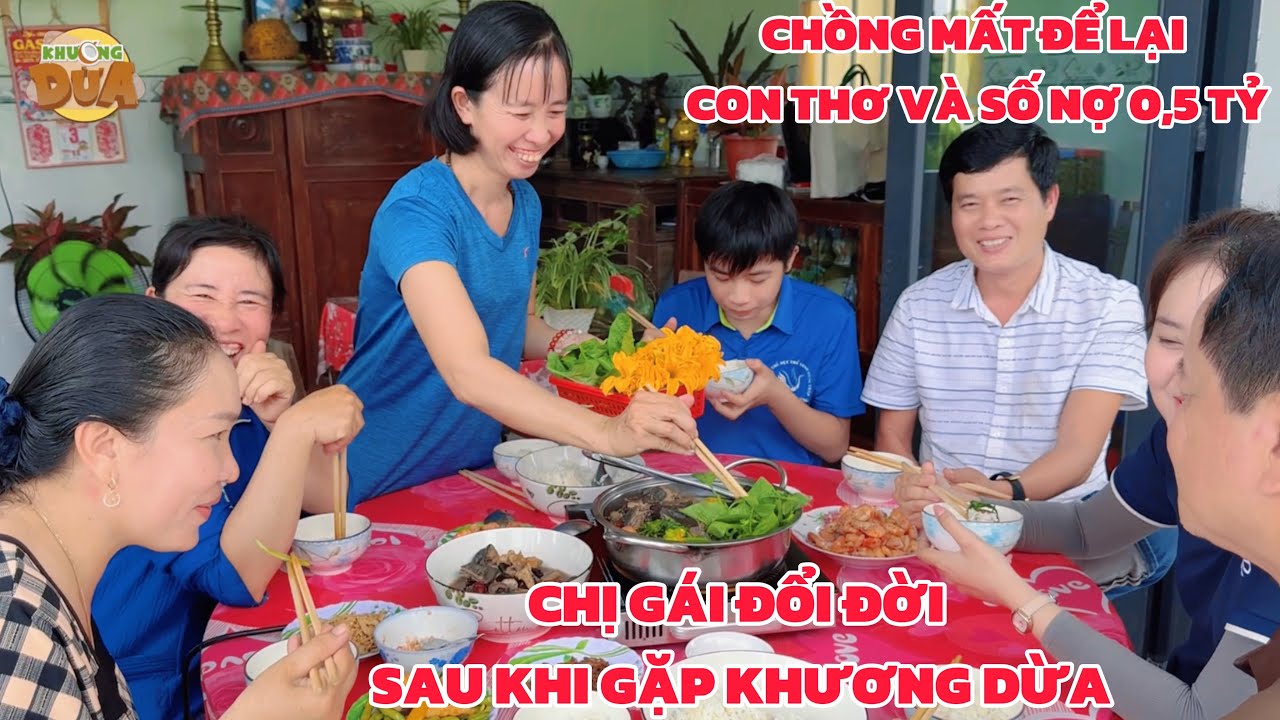 Chị gái sống trong nước mắt khi chồng mất để lại con thơ và nợ 0,5 tỷ ĐỔI ĐỜI sau gặp Khương Dừa