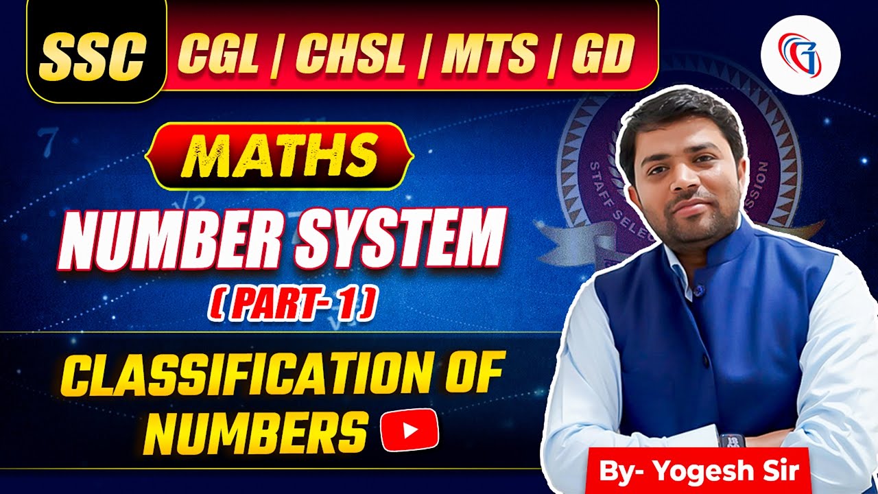 Target SSC CGL 2026 | Class-1 Number System | Classification of Numbers | From Basics to PYQs