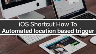 iOS shortcut tutorial | Create Personal Automation location based without notification