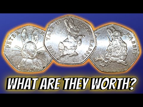 How Many Peter Rabbit 50p Coins Are There and What Are They Worth??