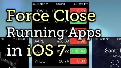 Completely Close Running Applications on the New iPhone iOS 7 [How-To]