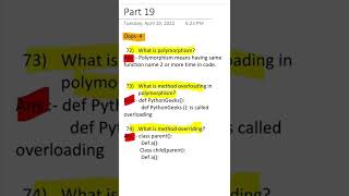 Part 19 | 100 Python interview questions | Python Geeks Telugu