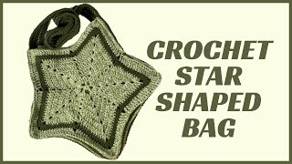 How to Crochet a Star Crossbody Bag / Purse