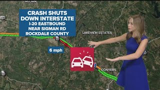 Traffic red alerts on I-20 East, GA-400 North early Wednesday