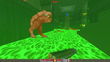 BRUTAL DOOM 21 GOLD!!! BACULUS!!!!  maps 1 and 2...