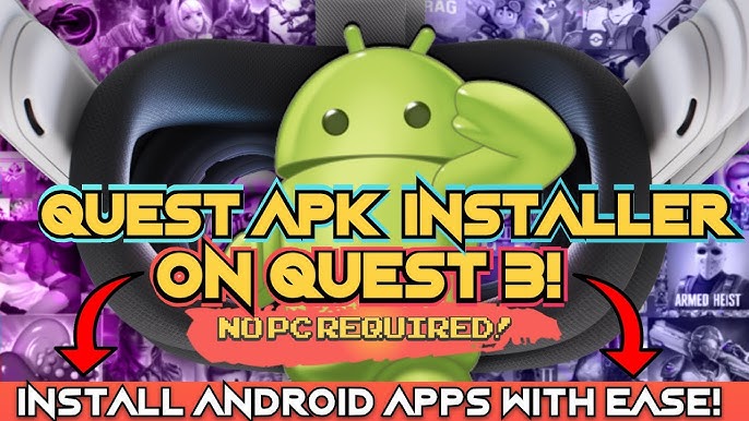 The Best Way To Install Official Android Apps On Quest! | No PC Required|  Native Tool!